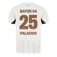 Moški Nogometni dresi Bayer Leverkusen Exequiel Palacios #25 Gostujoči 2024-25 Kratek Rokav